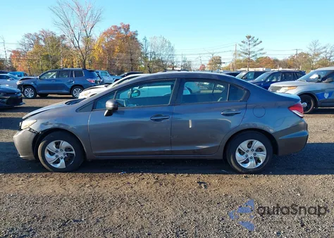 2014 Honda Civic Lx from USA, damaged, VIN 2HGFB2F54EH550728